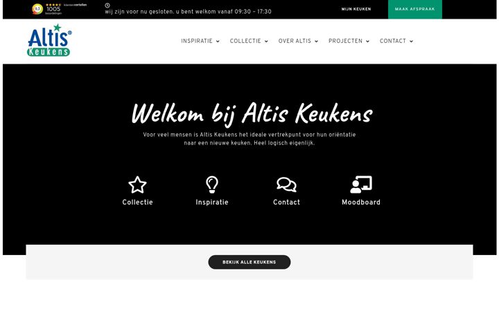 Captura de pantalla de altiskeukens.nl