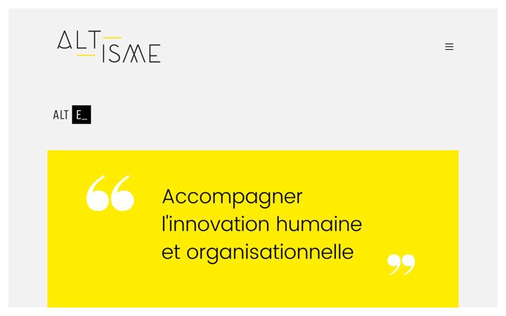 Screenshot of altisme.com