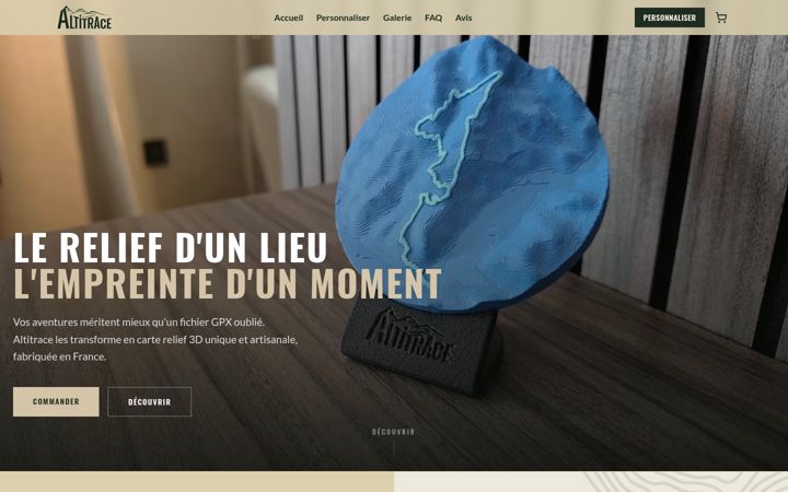 Screenshot of altitrace.com