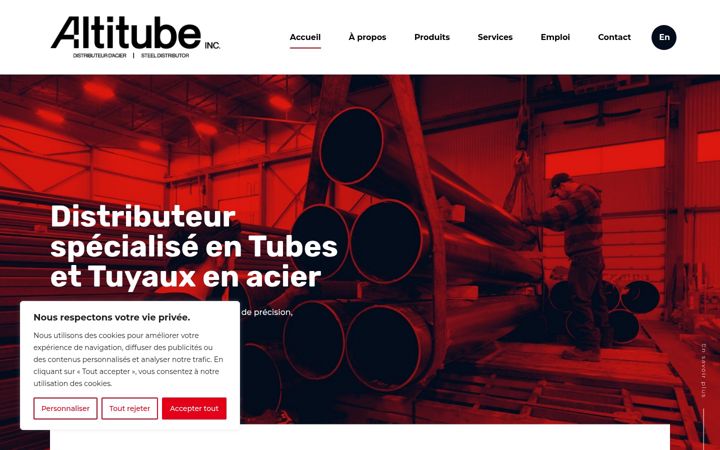 Screenshot of altitube.com