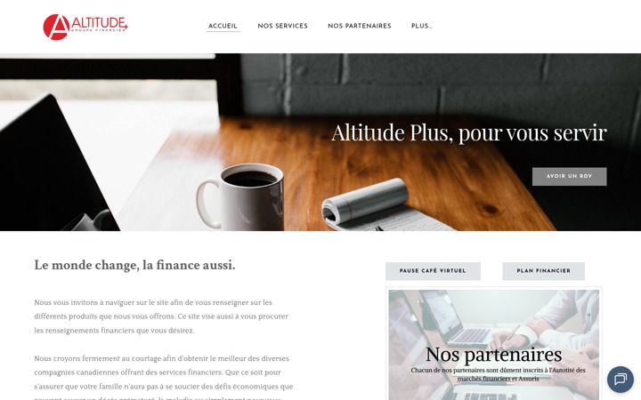Screenshot of altitudeplus.ca