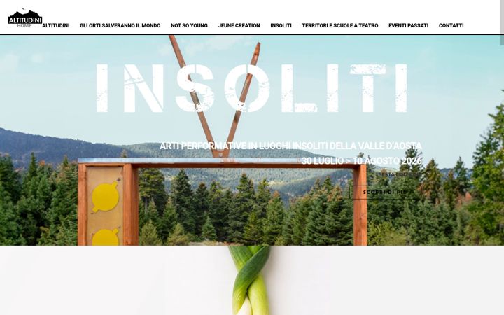 Screenshot of altitudini-associazione.it