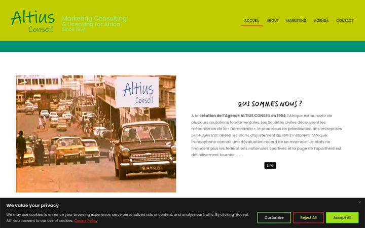 Screenshot of altiusconseil.info