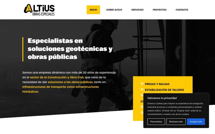 Screenshot of altiusvertical.com