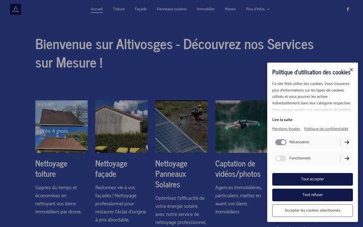 Screenshot of altivosges.fr