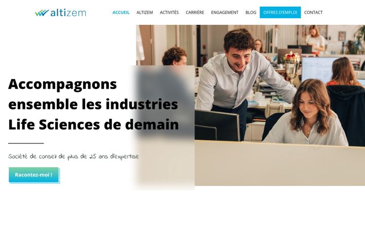 Screenshot of altizem.com