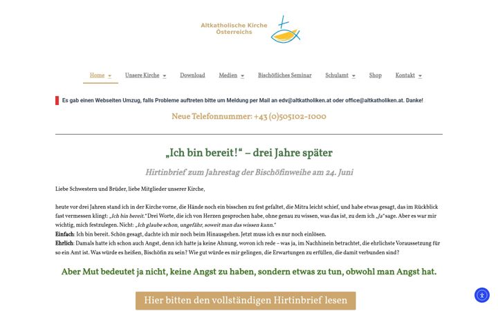 Skjermbilde av altkatholiken.at