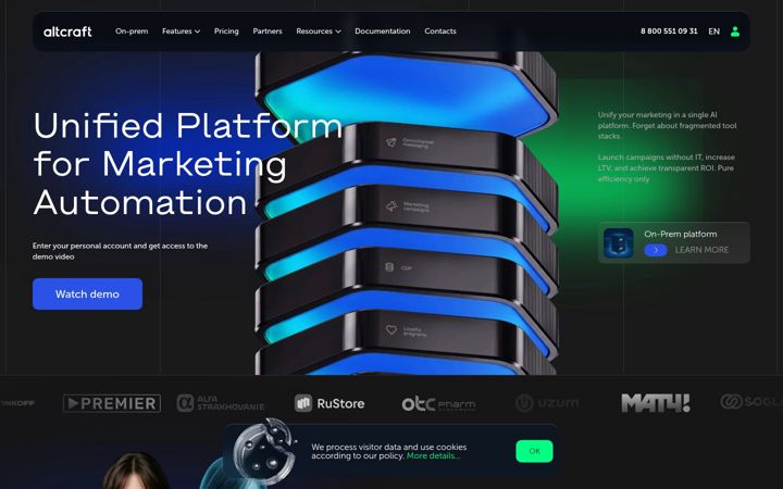 Screenshot of altkraft.com