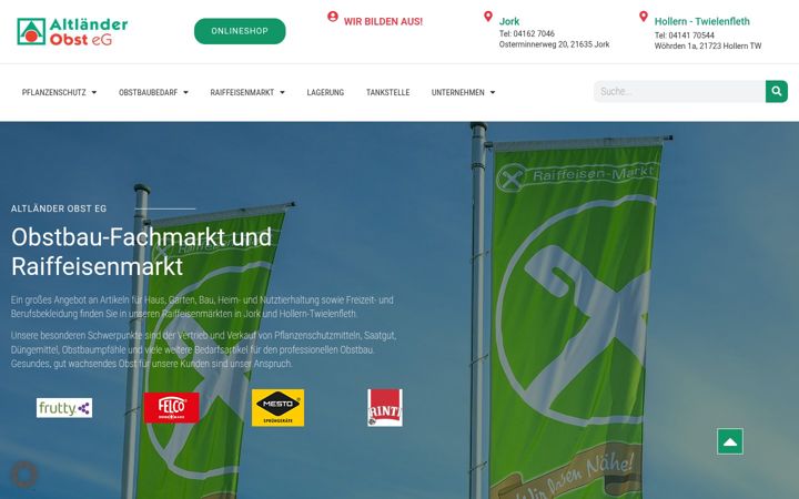 Screenshot of altlaender-obst-eg.de