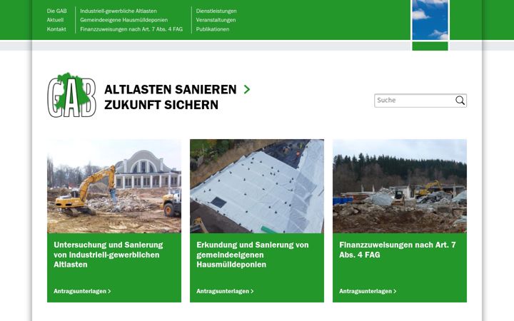 Screenshot of altlasten-bayern.de