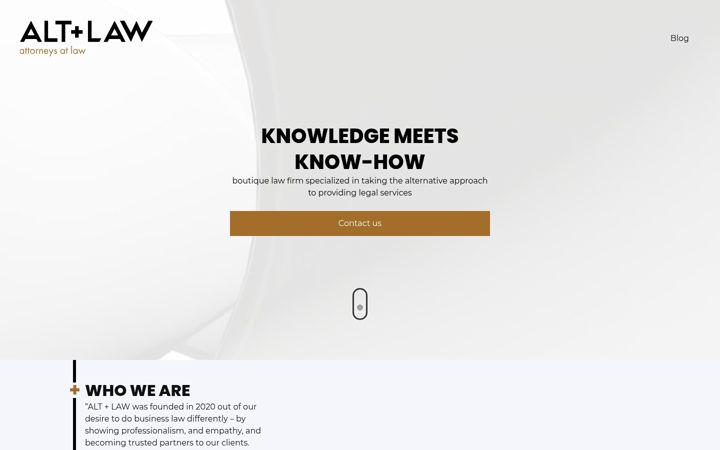 Screenshot of altlaw.ro