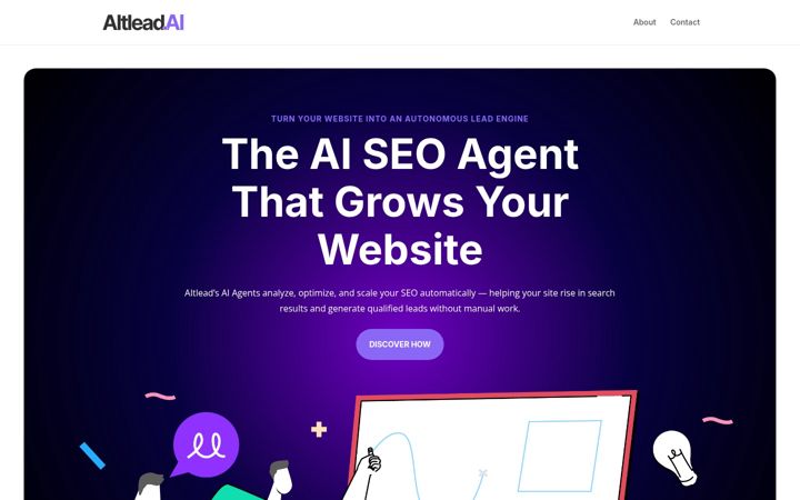 Screenshot of altlead.ai
