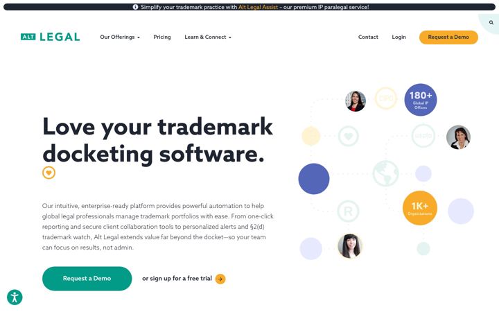 Screenshot of altlegal.com