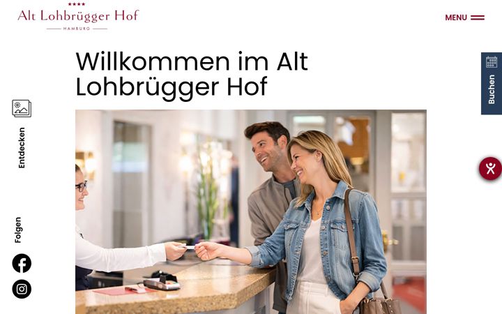 Screenshot of altlohbrueggerhof.de