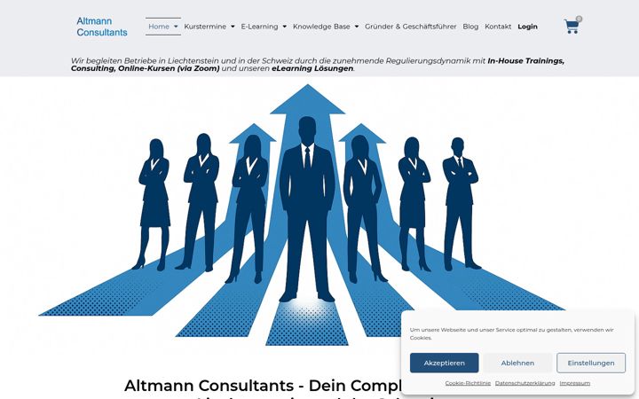 Screenshot von altmann-consultants.com