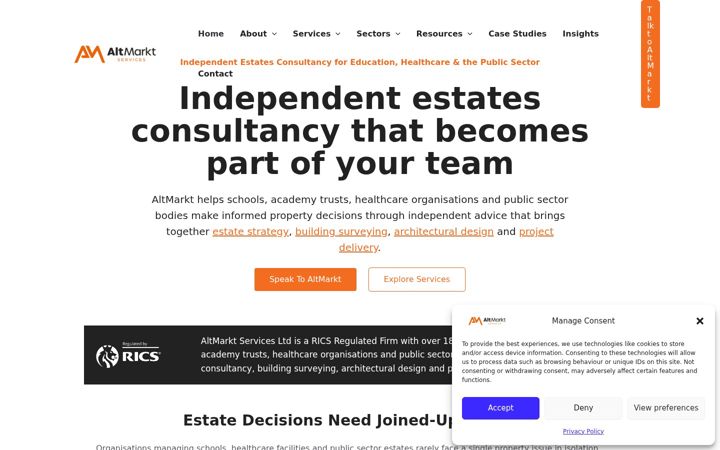 Screenshot of altmarkt.co.uk