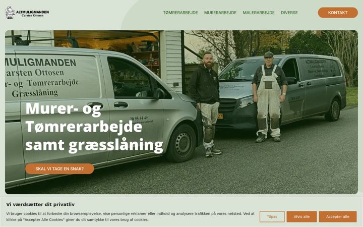 Екранна снимка на altmuligmanden-marienlyst.dk