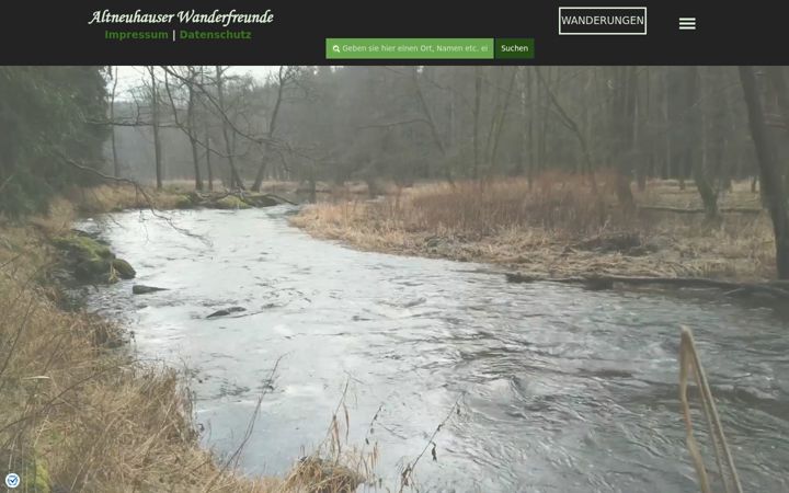 Screenshot of altneuhauserwanderfreunde.de