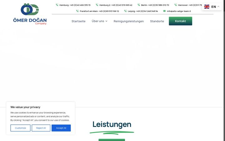 Screenshot of alto-adige-team.it