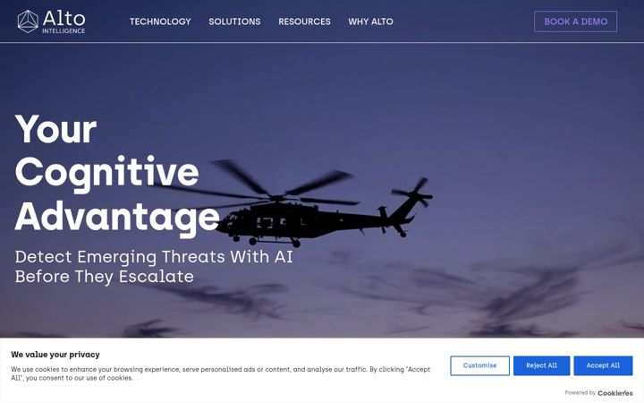 Screenshot of alto-analytics.com