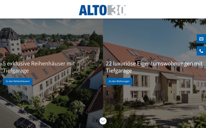 Screenshot of alto30.de