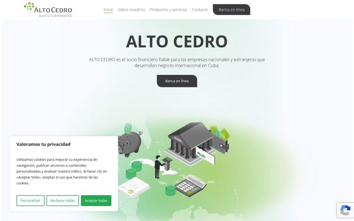 Screenshot of altocedrobanco.com