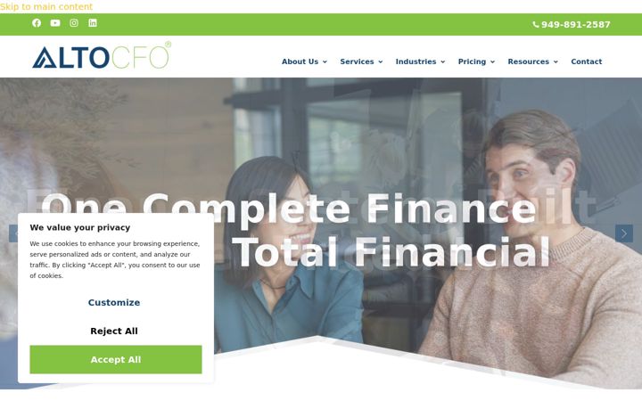 Ekrano kopija altocfo.com