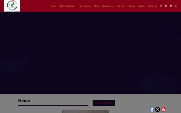 Screenshot of altoconselhodecabinda.org