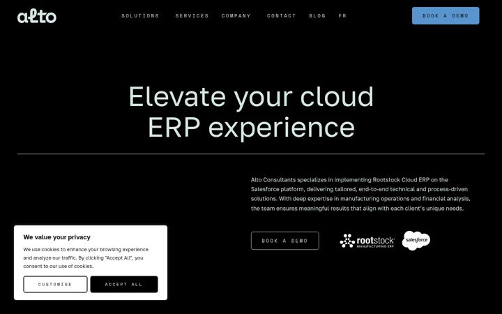 Екранна снимка на altoconsultants.ca