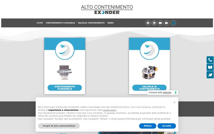 Screenshot of altocontenimento.it