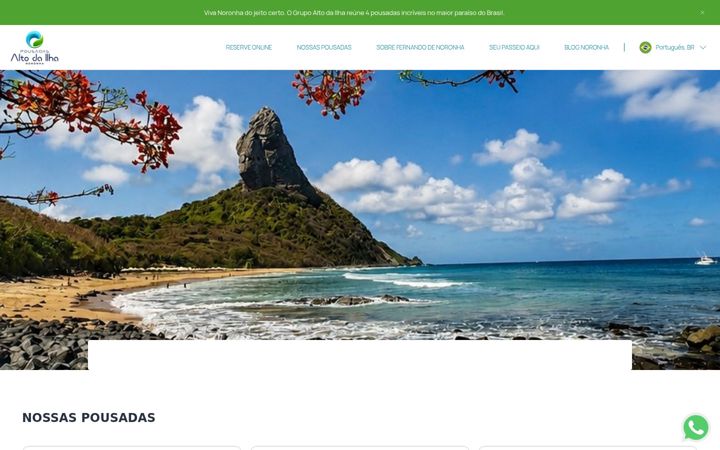 Screenshot του altodailha.com.br
