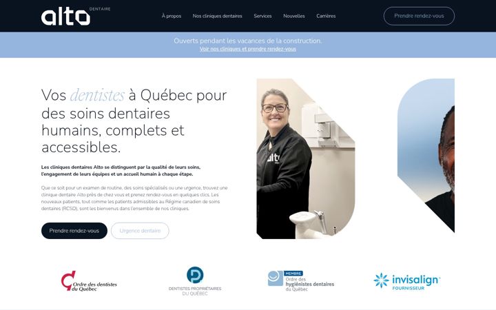 Screenshot von altodentaire.com