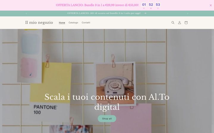 Screenshot of altodigital.it