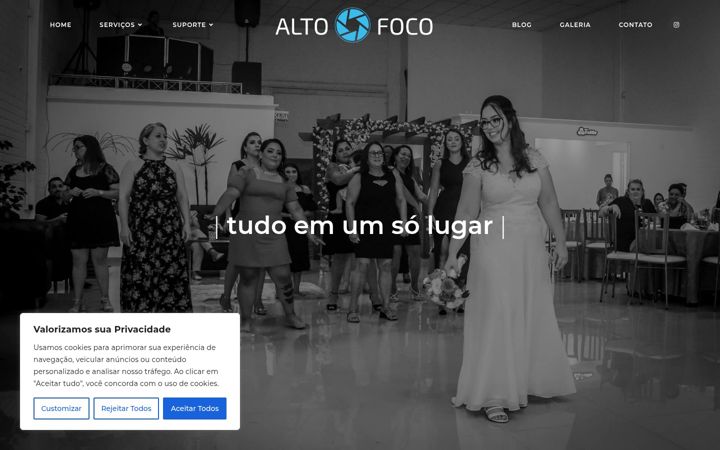 Screenshot of altofoco.com.br
