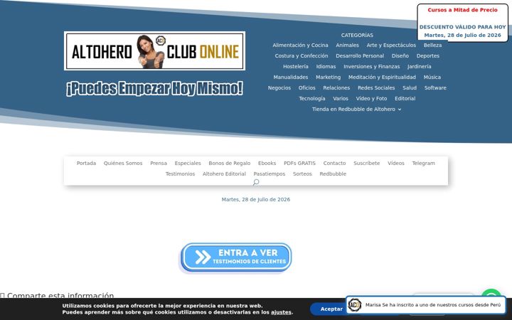 Screenshot of altohero.club