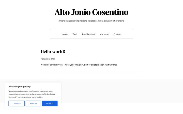 Screenshot of altojoniocosentino.it