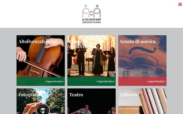 Screenshot of altolivenzacultura.it