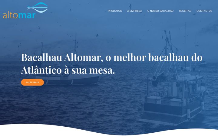 Skærmbillede af altomar.pt