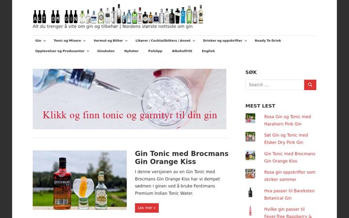 Screenshot of altomgin.no