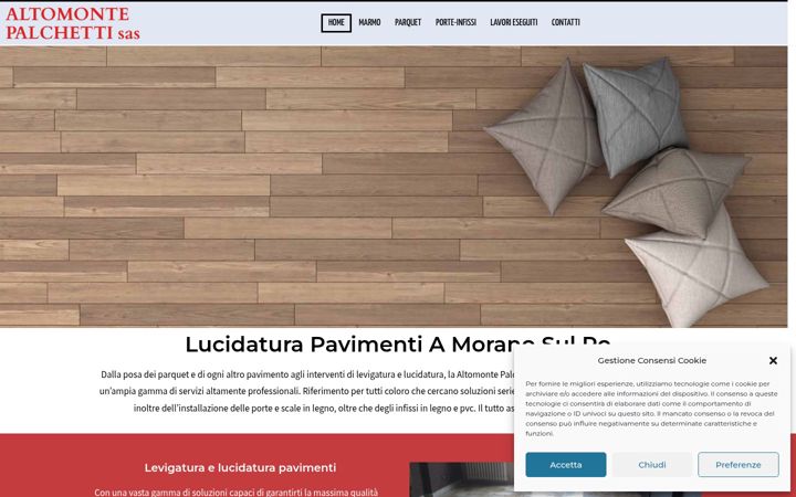 Screenshot of altomontepavimenti.it