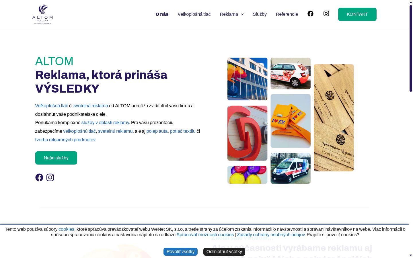 Snimka zaslona bannera za privolu prikazanog prije bilo kakve interakcije