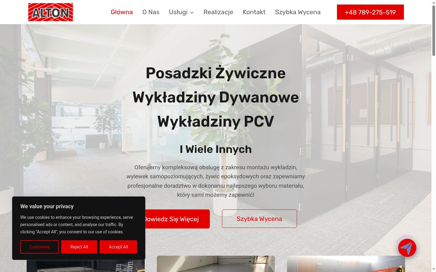 Screenshot tal-banner tal-kunsens muri qabel kwalunkwe interazzjoni