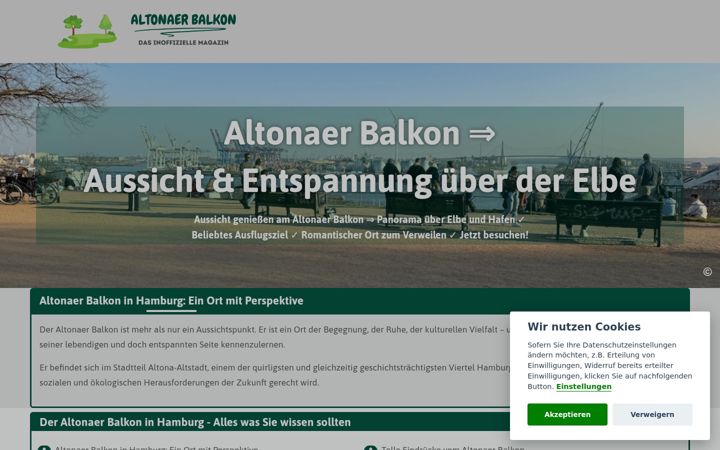 Snímek obrazovky altonaer-balkon.de