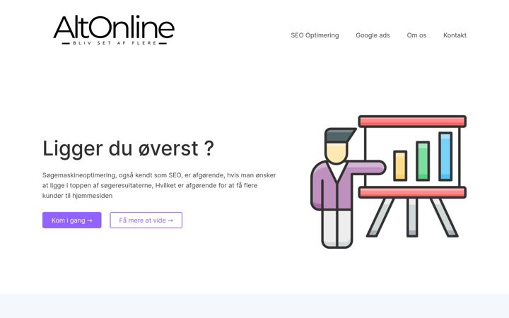 Screenshot of altonline.dk