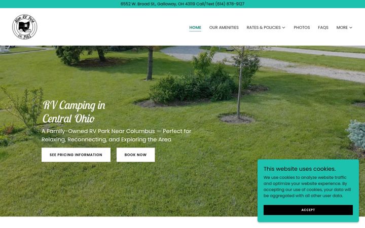 Screenshot of altonrvpark.com