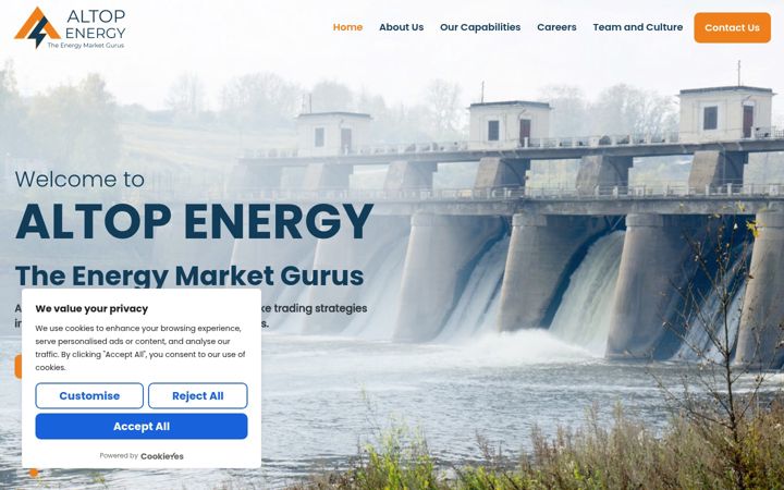 Screenshot of altopenergy.com