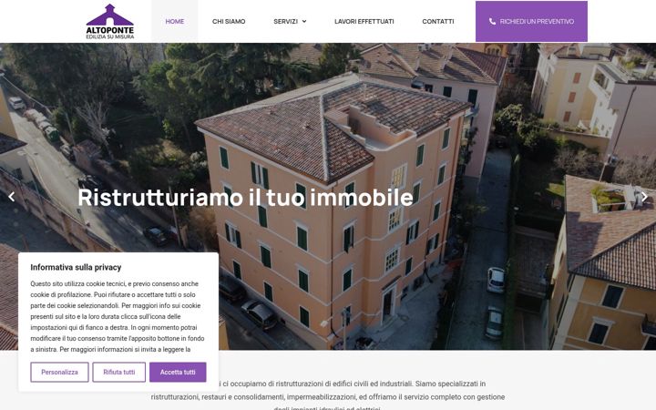Screenshot of altoponte.it