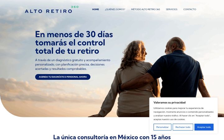 Screenshot of altoretiro360.com
