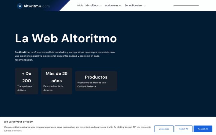 Screenshot of altoritmo.com
