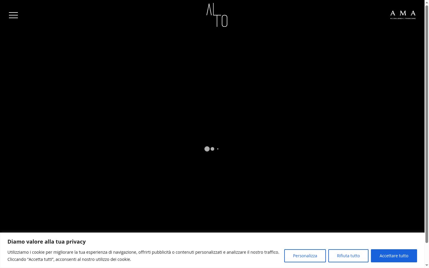 Screenshot του banner συγκατάθεσης που εμφανίστηκε πριν από οποιαδήποτε αλληλεπίδραση